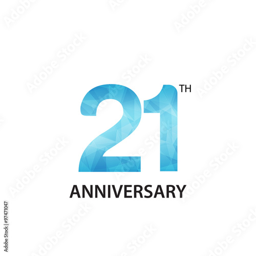anniversary abstrack triangle