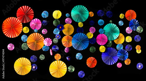 Abstract Background paper craft