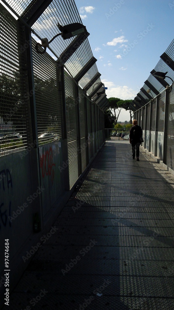 Obraz premium camminare sul ponte