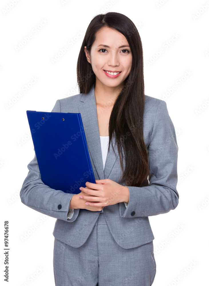 Young Businesswoman hold with laptop computer Young Businesswoman hold with laptop computer