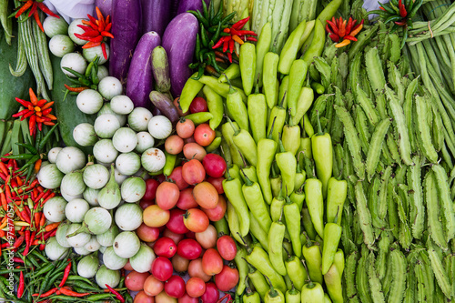 Mix vegetables in Thailand market.