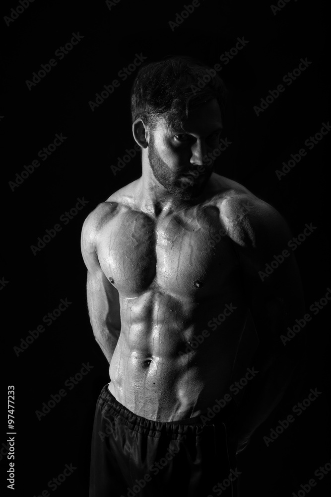 Fototapeta premium Sportowcy siłowi