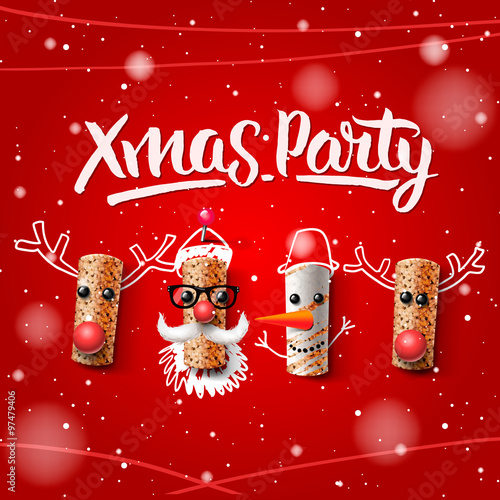 Christmas party design template