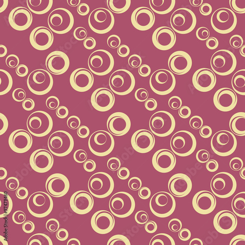 Seamless pattern with circles. Vector