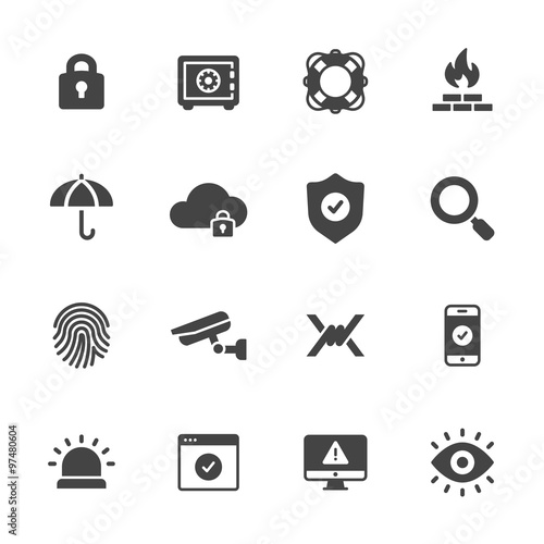Protection and Security Icons