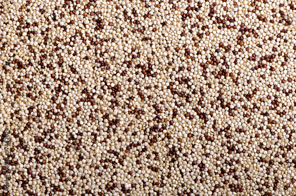 Mixed  of red and white quinoa