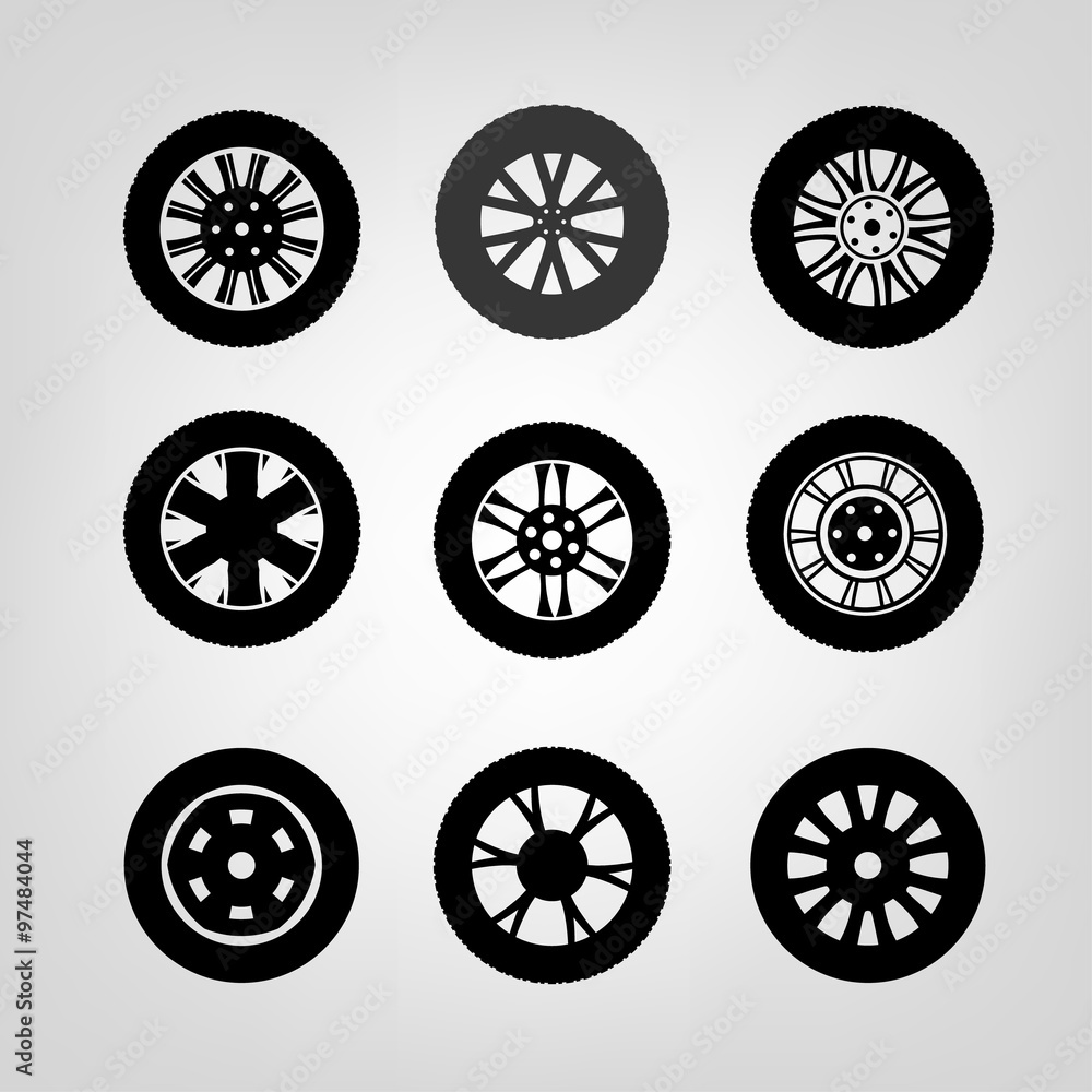 Tires Icons-03 A Tires Icons-03 A