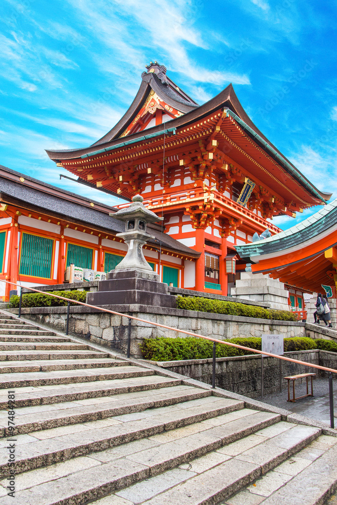Fototapeta premium Fushimi Inari Shrine kyoto osaka japan