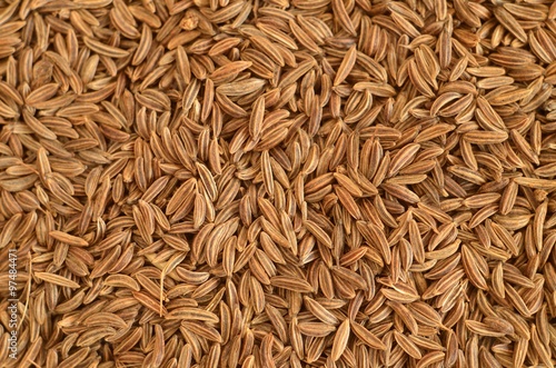 Caraway seeds spice detail macro texture background