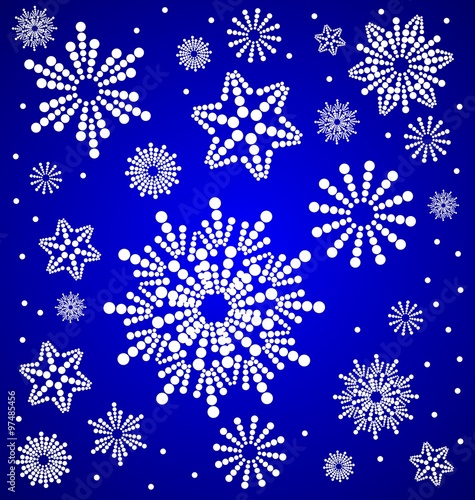 снежинки