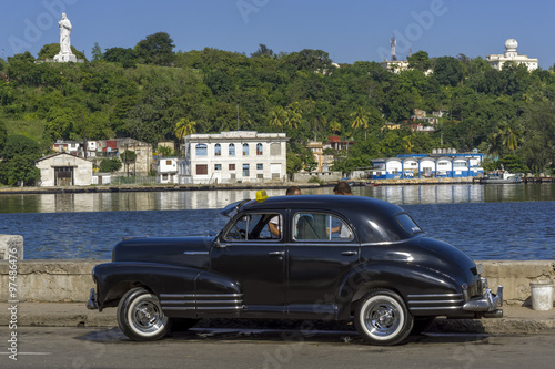 Cuba Havanna Hafen Oldtimer Casablanca