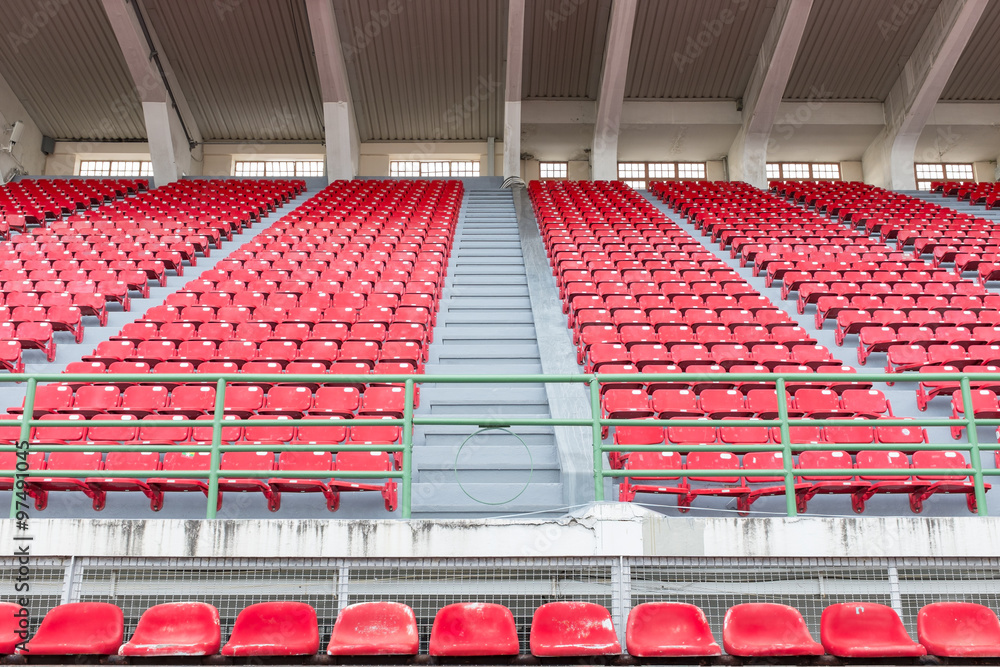 Naklejka premium Stadium seats.