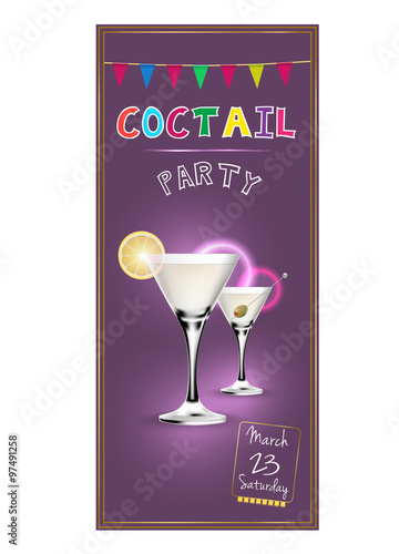 Modern party invitation