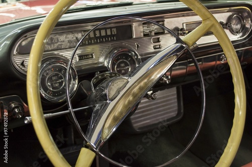 Classic car dashboard