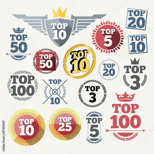 Top design elements. EPS10.