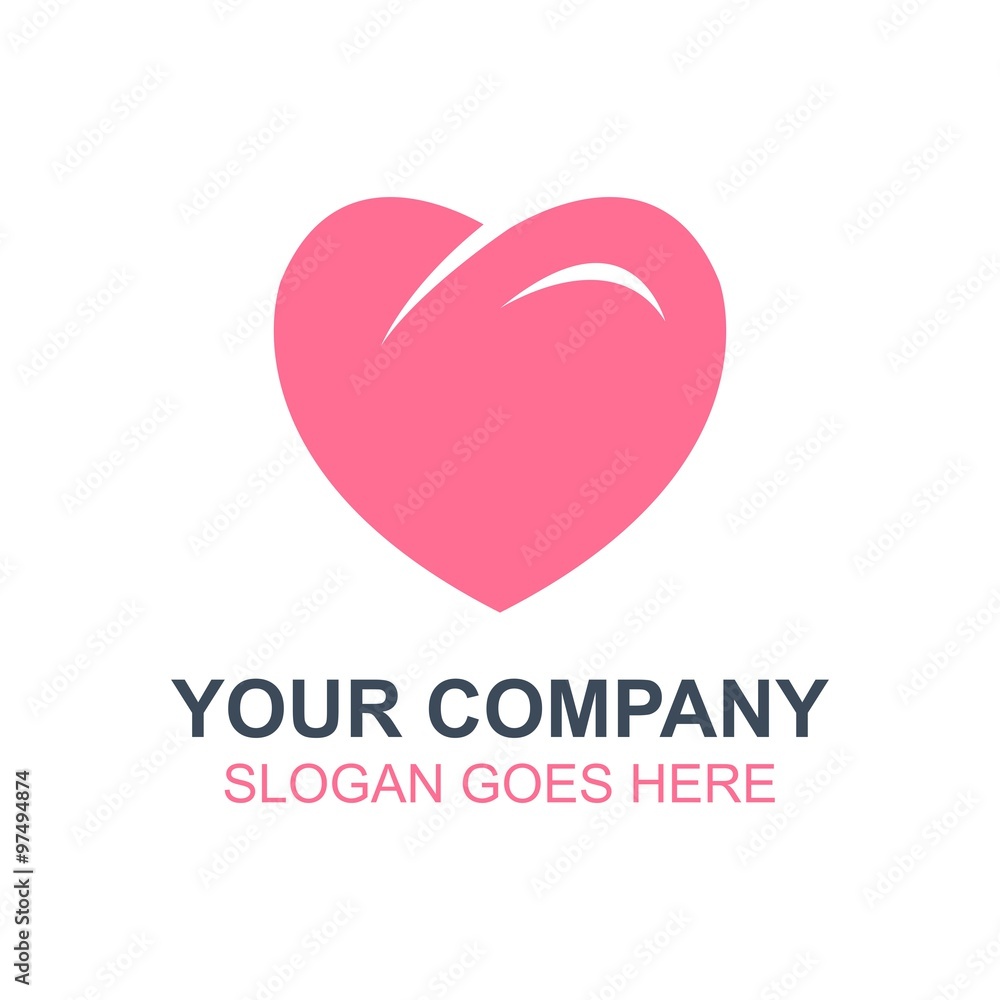 Hearts Love Vector Icon Logo Hearts Love Vector Icon Logo