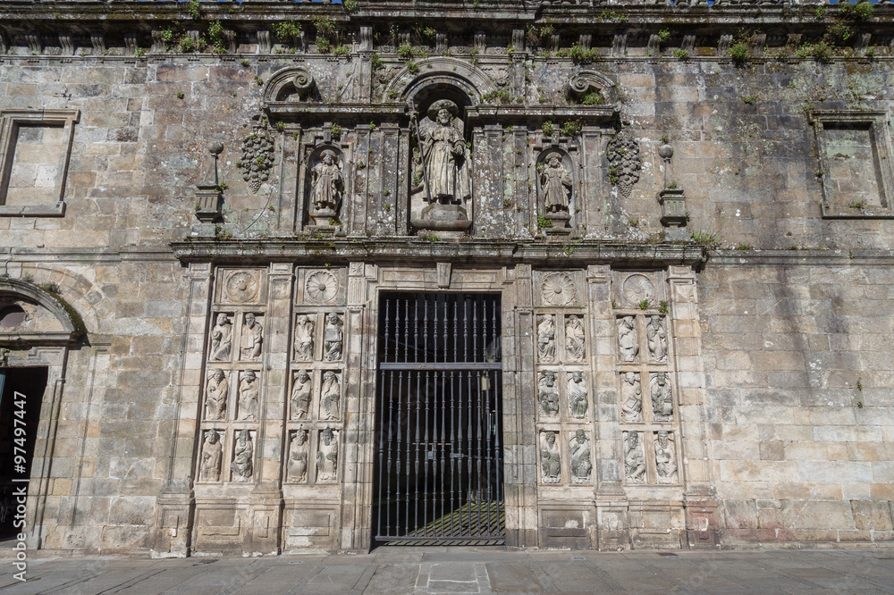 the cathedral of Santiago de Compostela, the holy doors