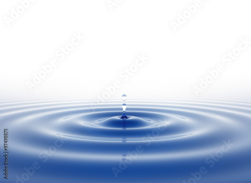 Water drop with copy space area 