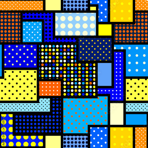 Abstract patchwork background