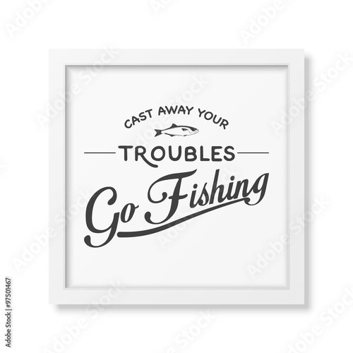 Quote typographical Background in the white frame 