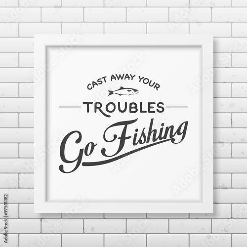 Quote typographical Background in the white frame 