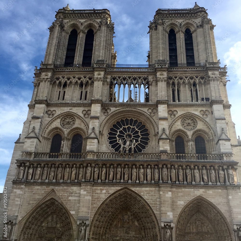 Fototapeta premium Parigi, la cattedrale di Notre Dame