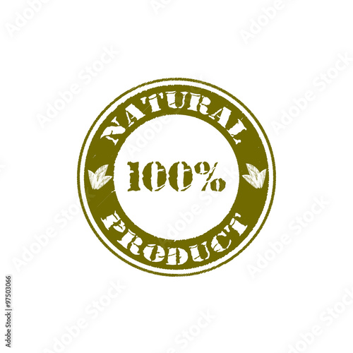 Natural product scrabble label