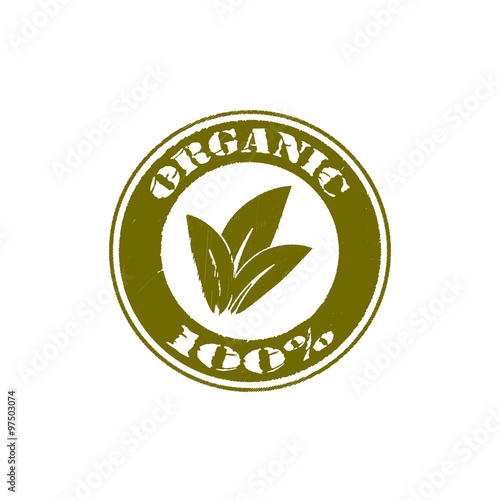 Organic scrabble label