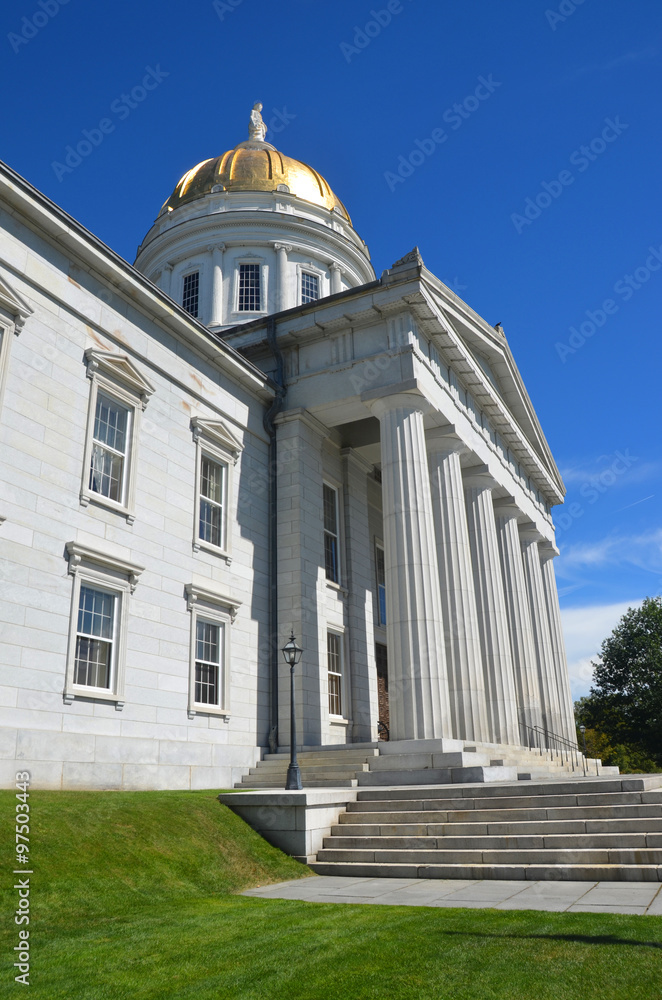 Montpelier Vermont State Capital Entrance
