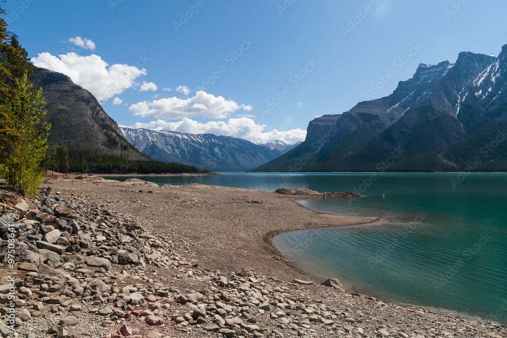Il Lago Minnewanka, Banff National Park, Alberta, Canada