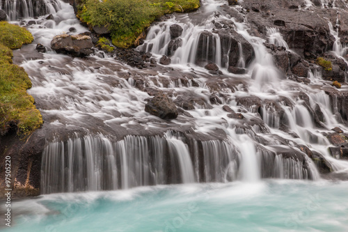 Hraunfossar Waterfalls