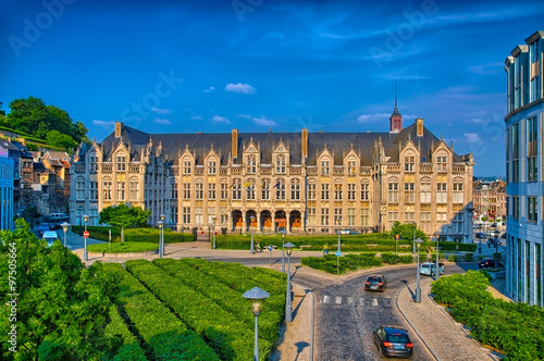 Saint lamberts in front of former palace