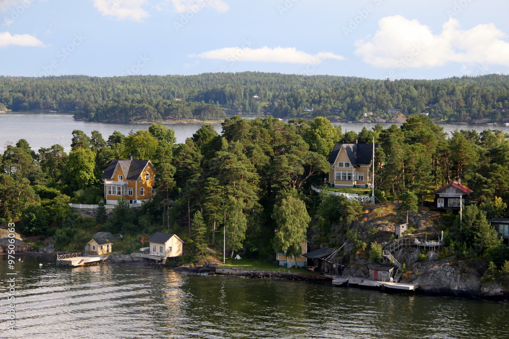 Fototapeta premium Stockholm et son fjord