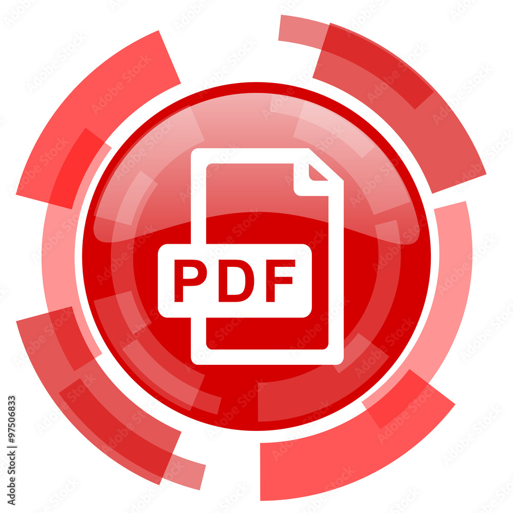 pdf file red glossy web icon pdf file red glossy web icon