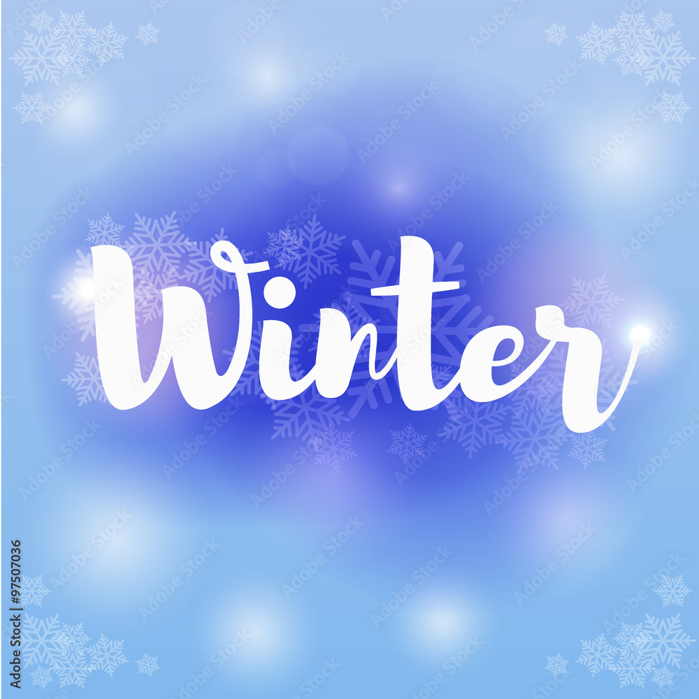 winter color background