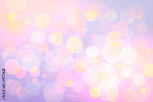 bokeh in soft color style