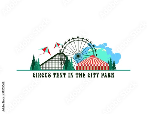 Amusement park poster