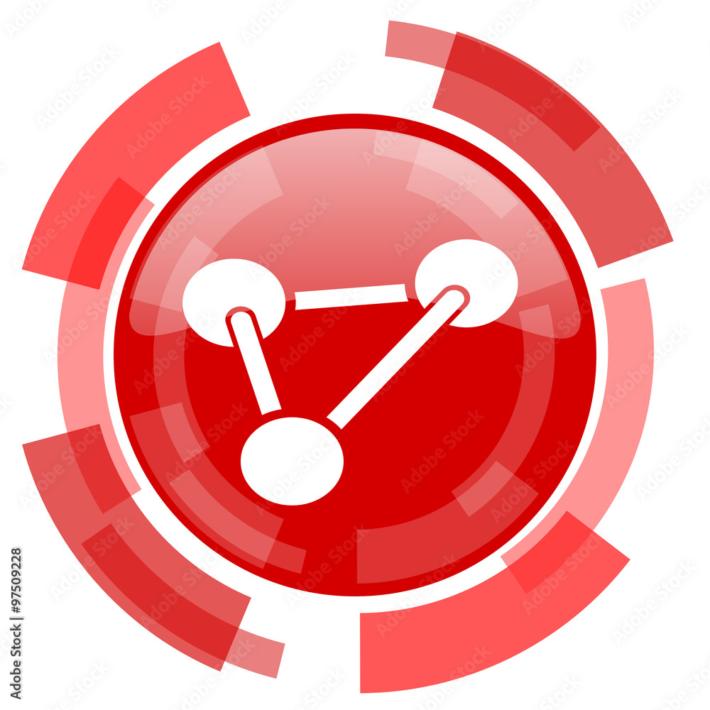 chemistry red glossy web icon chemistry red glossy web icon