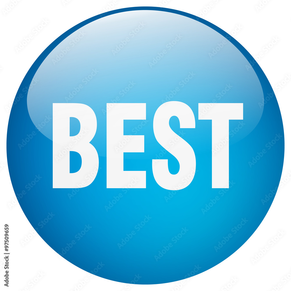 best blue round gel isolated push button best blue round gel isolated push button