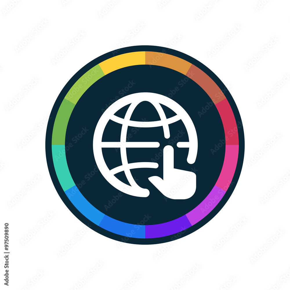 Colorful Web-Button