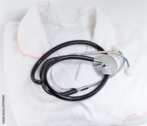 Stethoscope, Medical gown