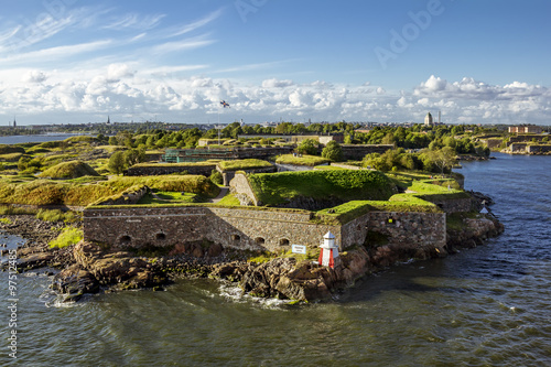 Suomenlinna Maritime fortress on the Islands in the harbour of H