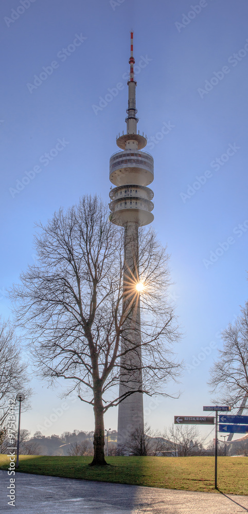 Obraz premium Olympiaturm München