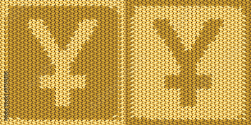 Chinese currency, yuan sign, symbol