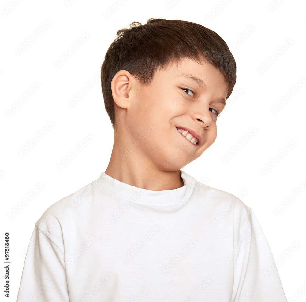 grimacing face boy portrait, teenager closeup grimacing face boy portrait, teenager closeup