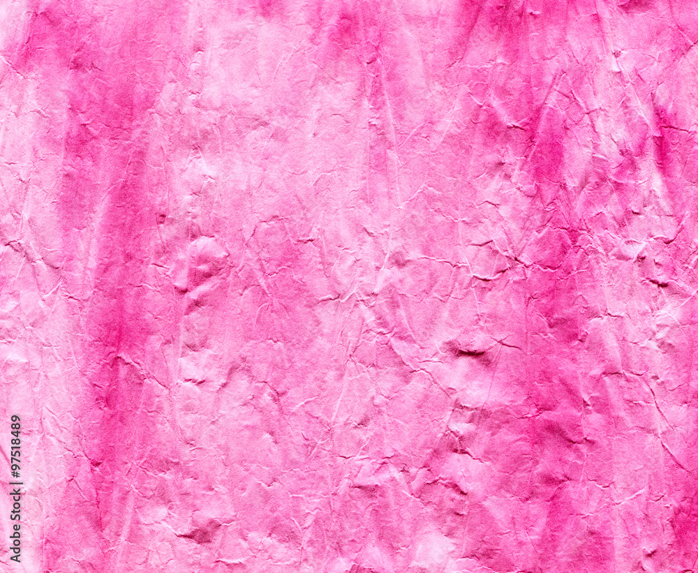 Texture of the wrinkled paper as a background. Pink color, Texture of the wrinkled paper as a background. Pink color,