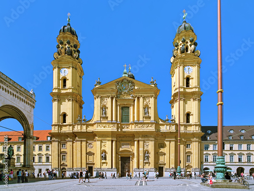 Theatinerkirche (Theatine Church of St. Cajetan) in Munich, Bavaria, Germany photo