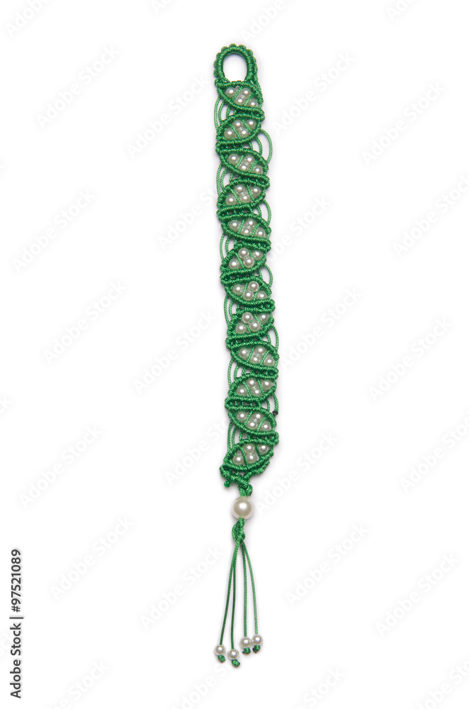 Nice bracelet isolated on the white Nice bracelet isolated on the white