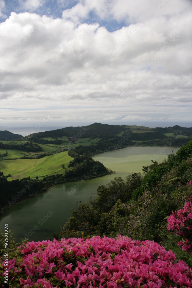 Naklejka premium Lagoa das Furnas - Azoren