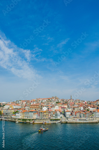 View of Porto city on summer day